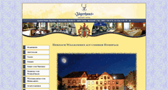 Desktop Screenshot of hotelgasthof-jaegerhaus.de