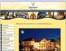 Tablet Screenshot of hotelgasthof-jaegerhaus.de